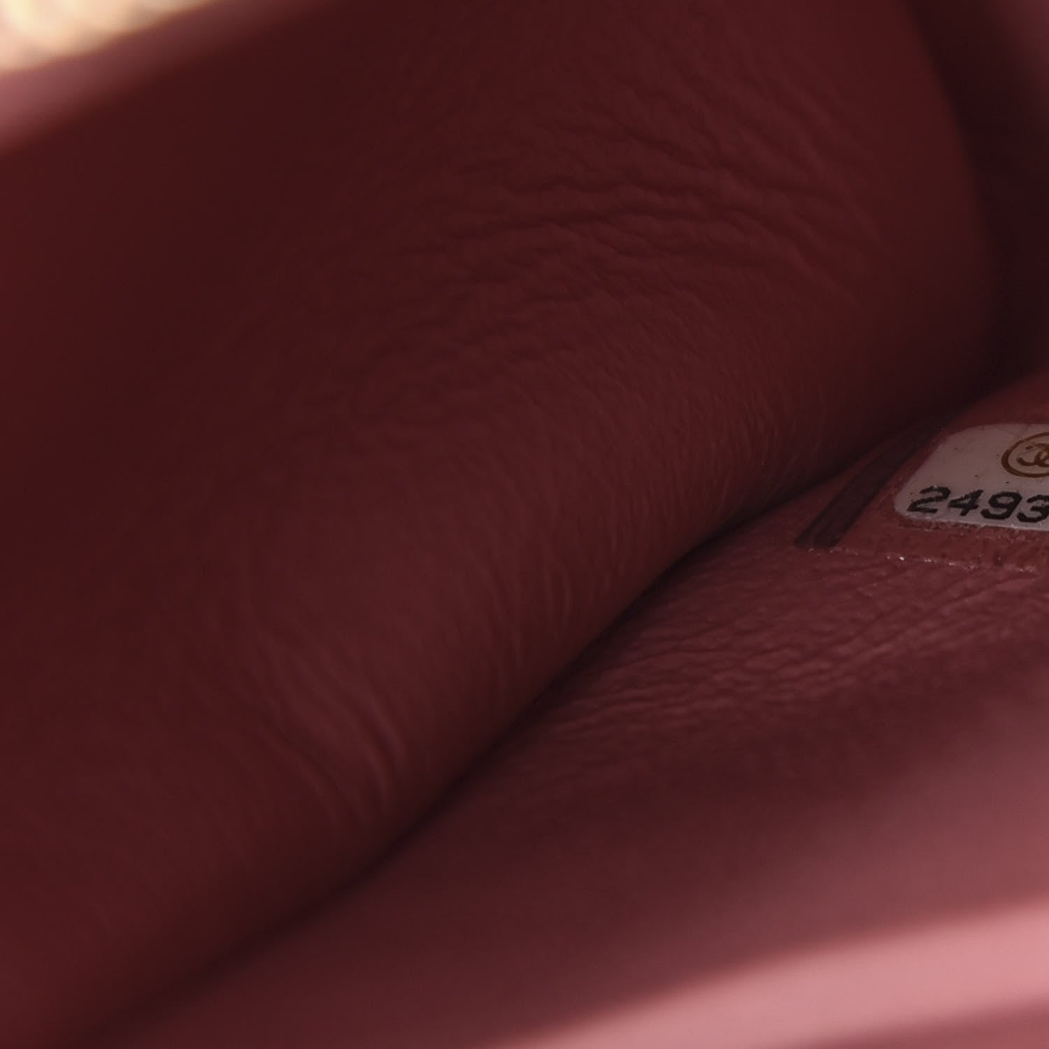 Chanel Calfskin Lizard Chevron Quilted Small Coco Handle Flap Pink 9 of 11