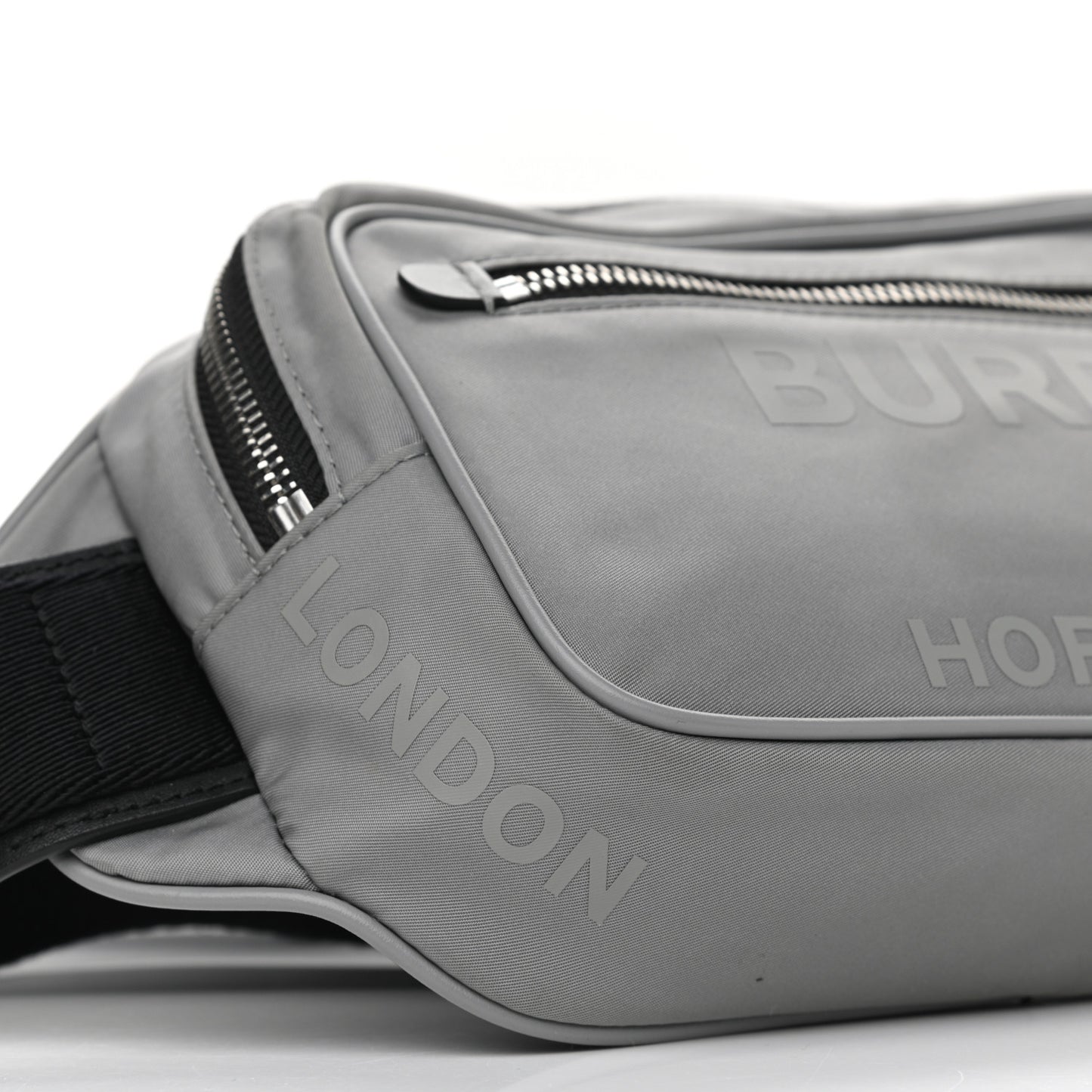 Econyl Horseferry Print Bum Bag Grey