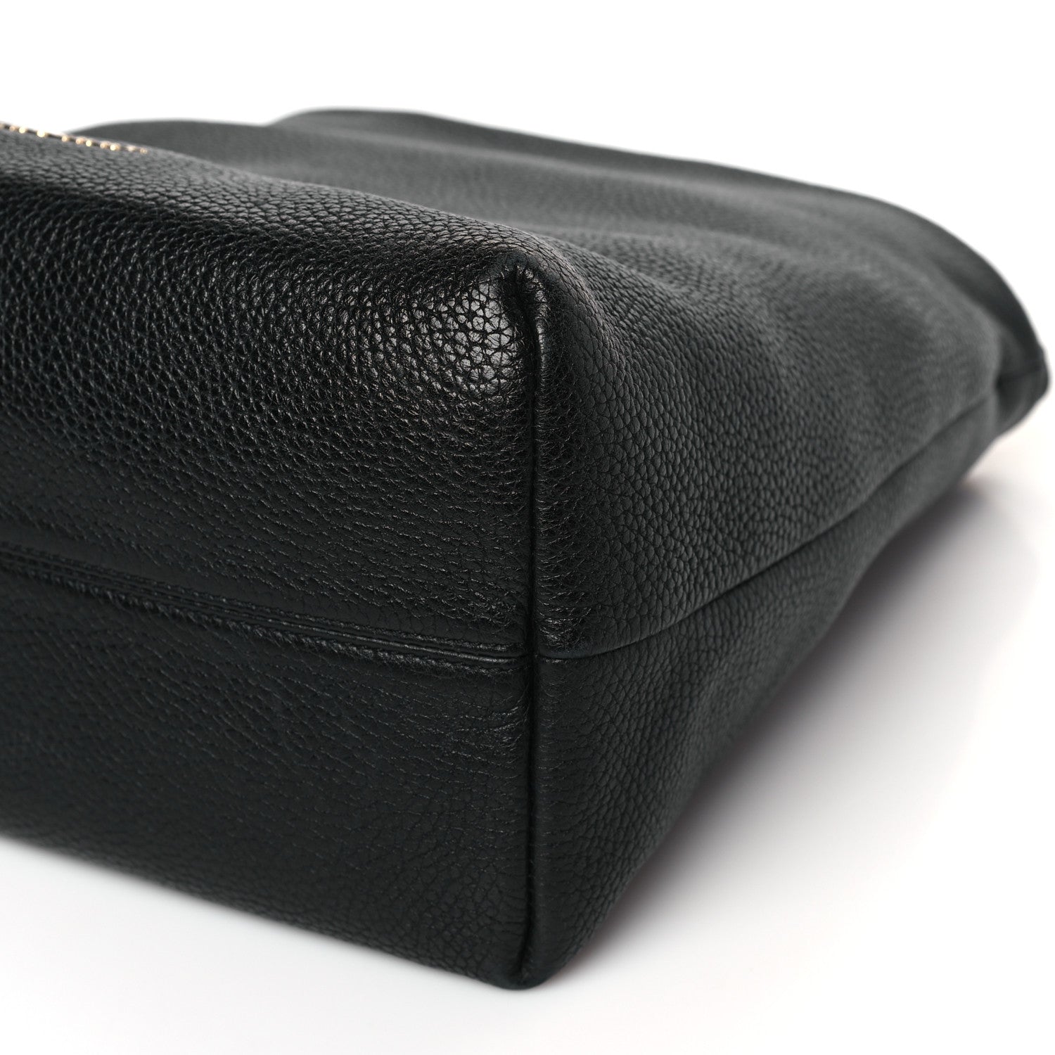 Burberry Grainy Calfskin Medium Cale Hobo Black 9 of 10