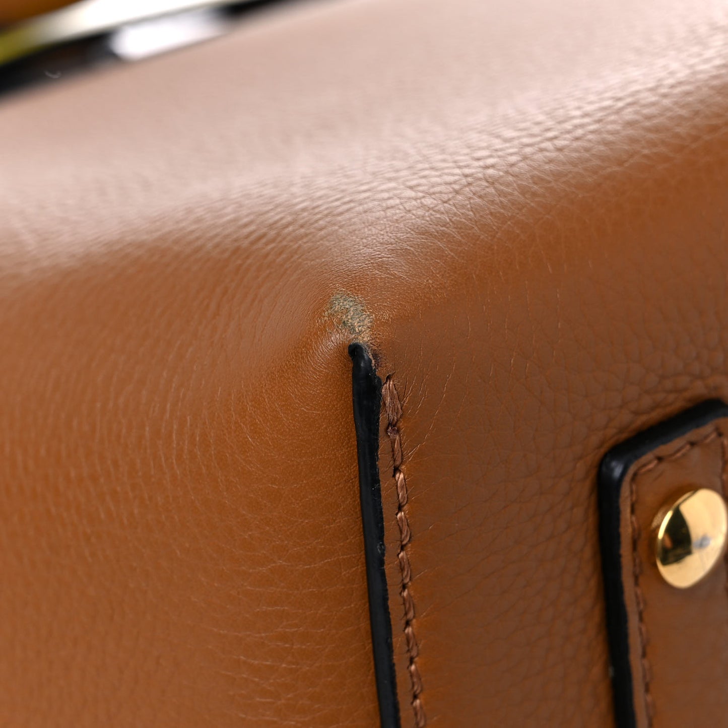 Soft Grain Calfskin Medium Belt Bag Cognac