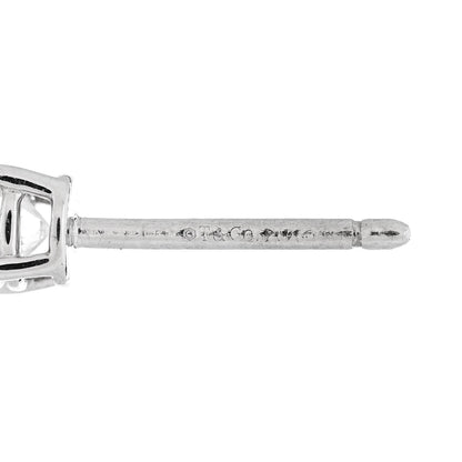 Tiffany Platinum Diamond .30ctw Solitaire Earrings 4 of 4