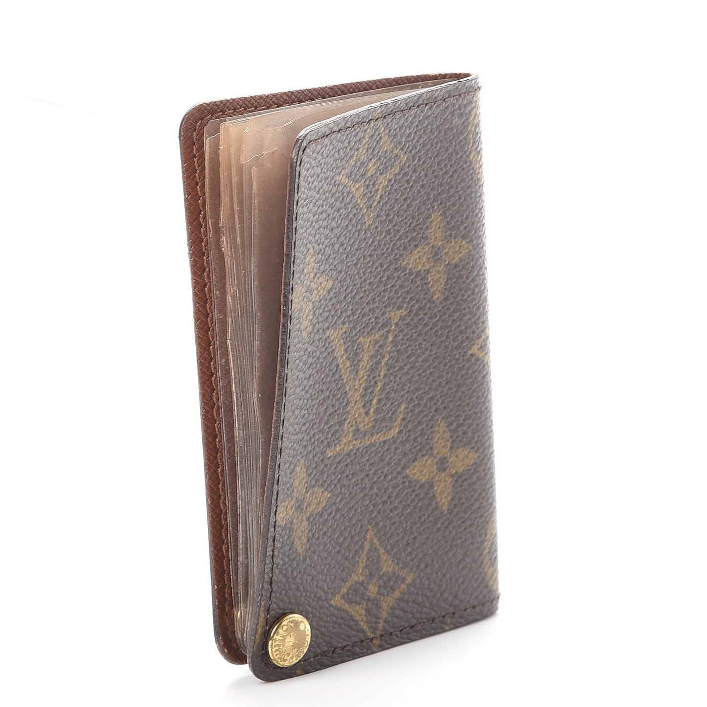 Monogram Credit Card Photo Holder