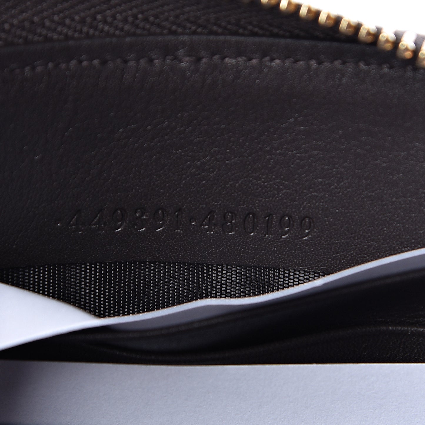 Microguccissima Zip Around Wallet Testa di Moro