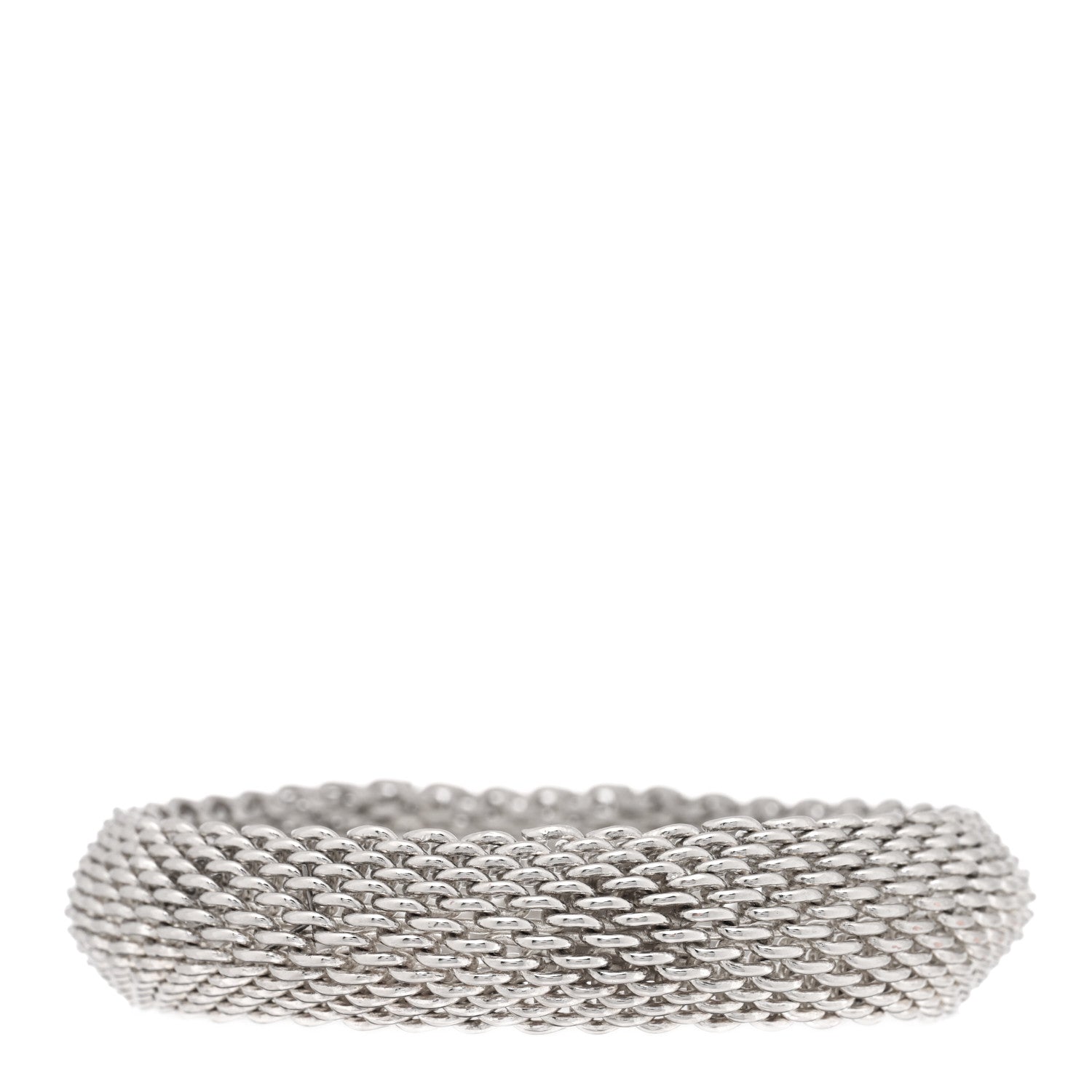 Tiffany Sterling Silver Somerset Mesh Bracelet 2 of 3