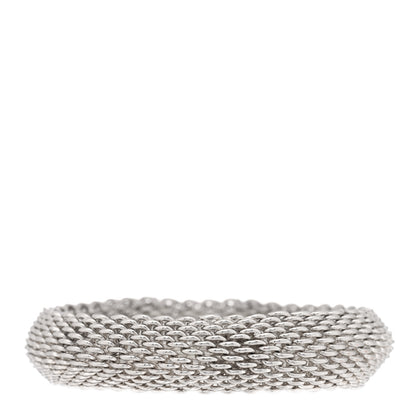 Tiffany Sterling Silver Somerset Mesh Bracelet 2 of 3