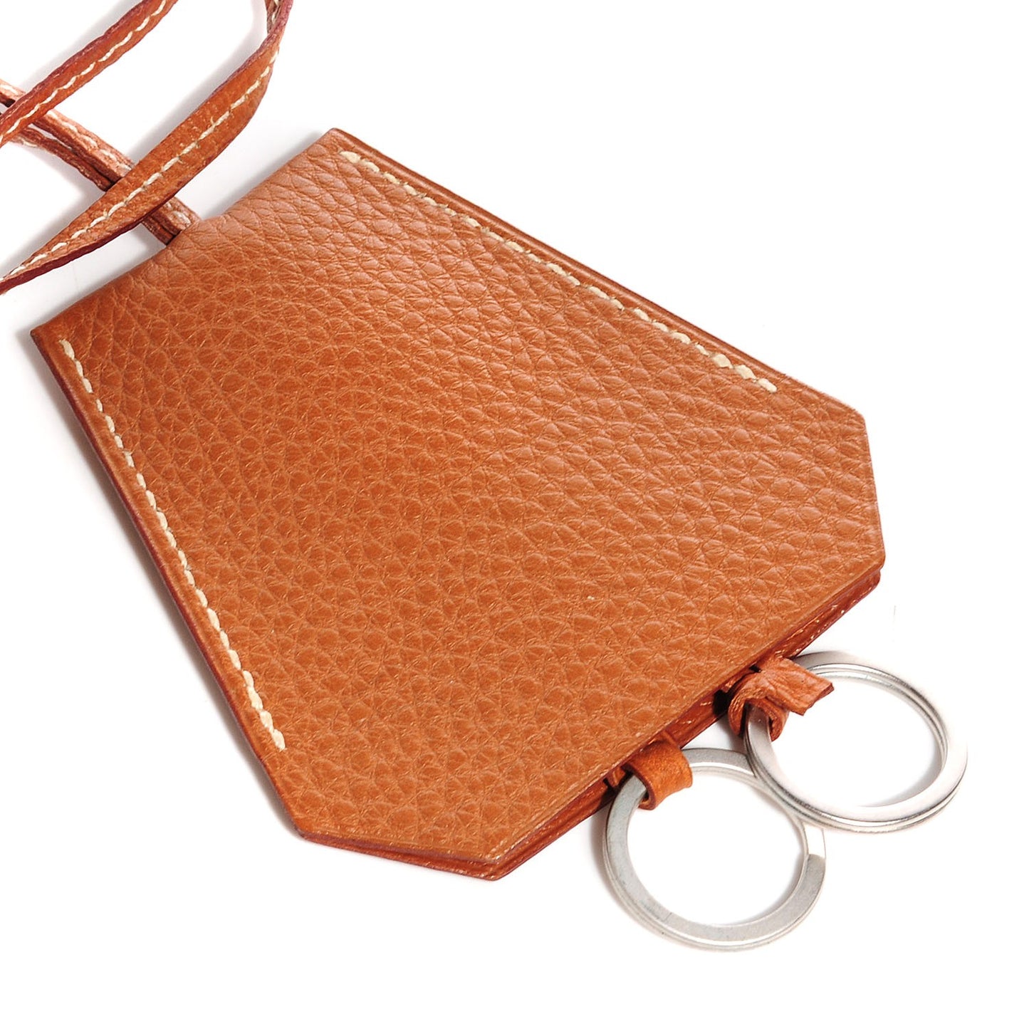 Togo Clochette Key Holder Necklace Gold