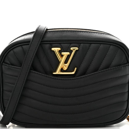 Louis Vuitton Calfskin New Wave Camera Bag Black 7 of 9