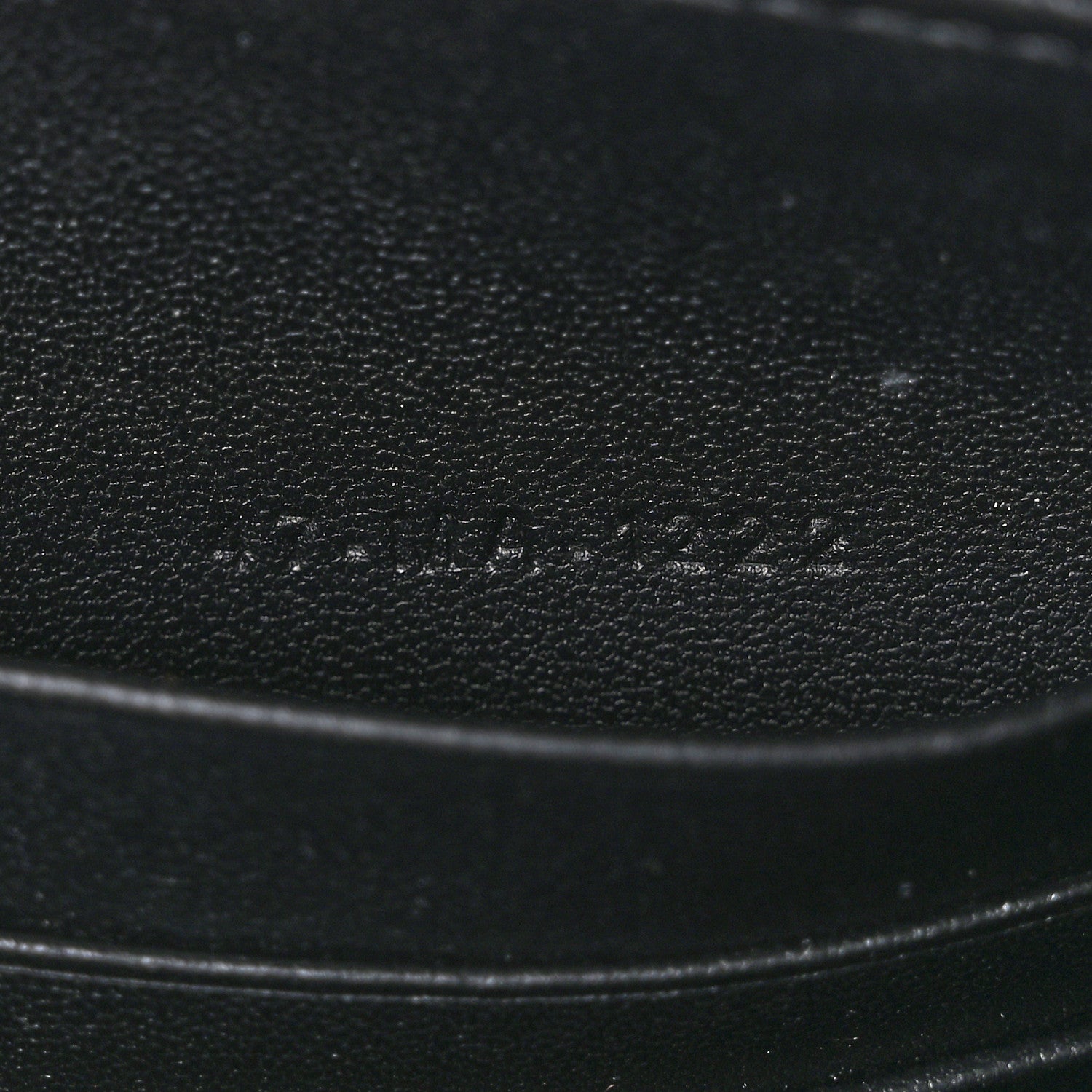 Christian Dior Calfskin Macrocannage Diamond Caro Zipped Pouch With Chain Black 6 of 12