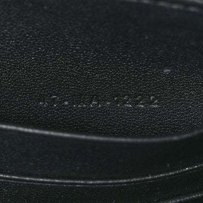 Christian Dior Calfskin Macrocannage Diamond Caro Zipped Pouch With Chain Black 6 of 12