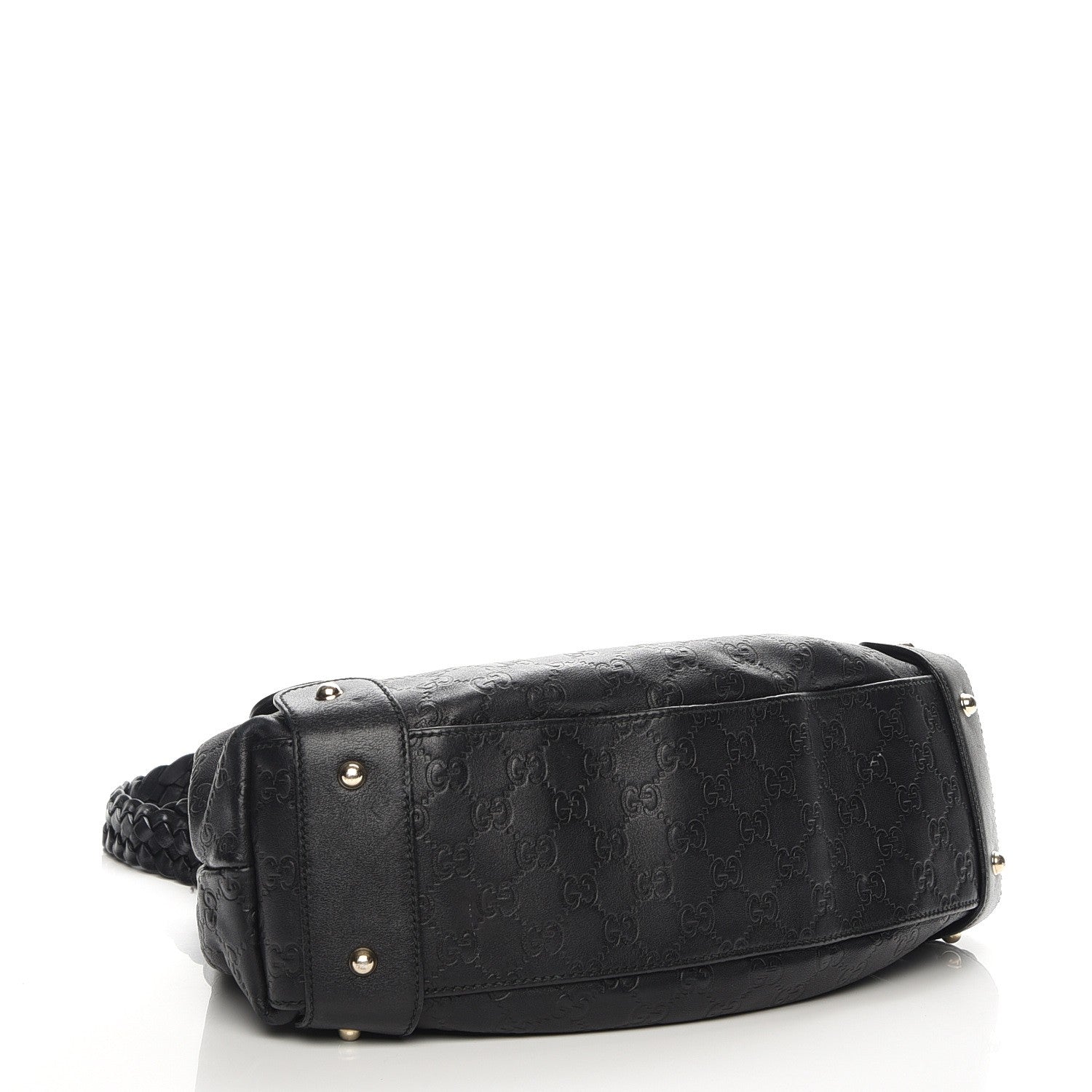 Gucci Guccissima Small Pelham Shoulder Bag Black 4 of 10