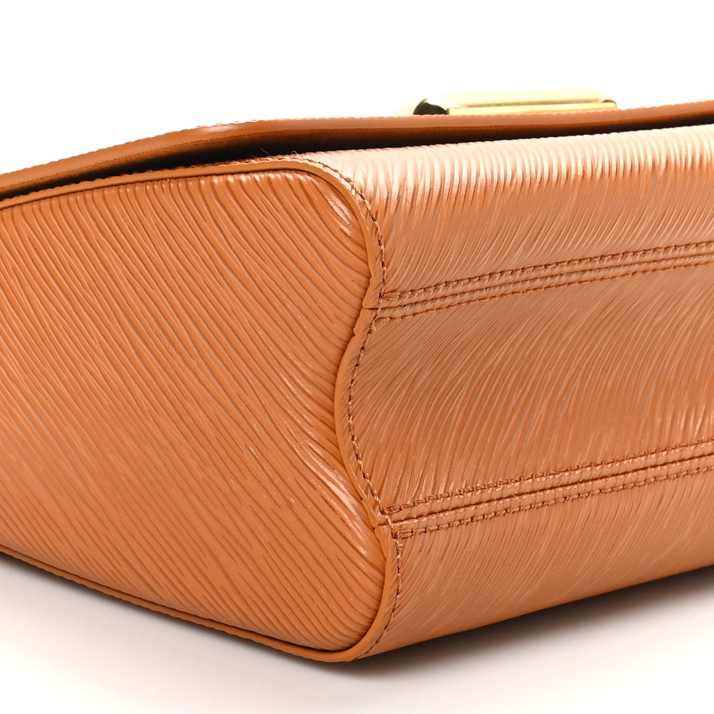 Epi Twist Shoulder Bag MM Gold Miel