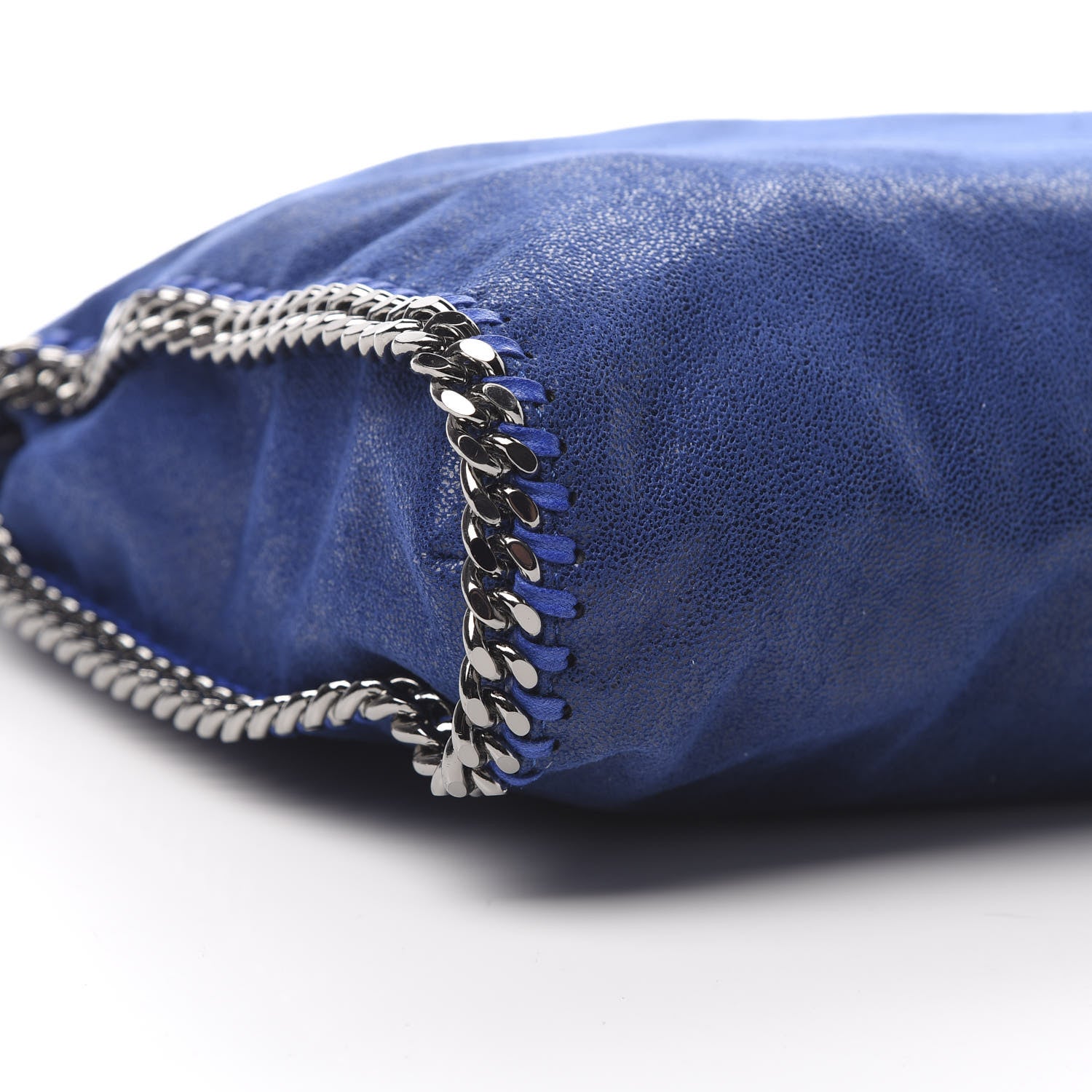 Stella McCartney Shaggy Deer Falabella Fold Over Tote Royal Blue 9 of 10