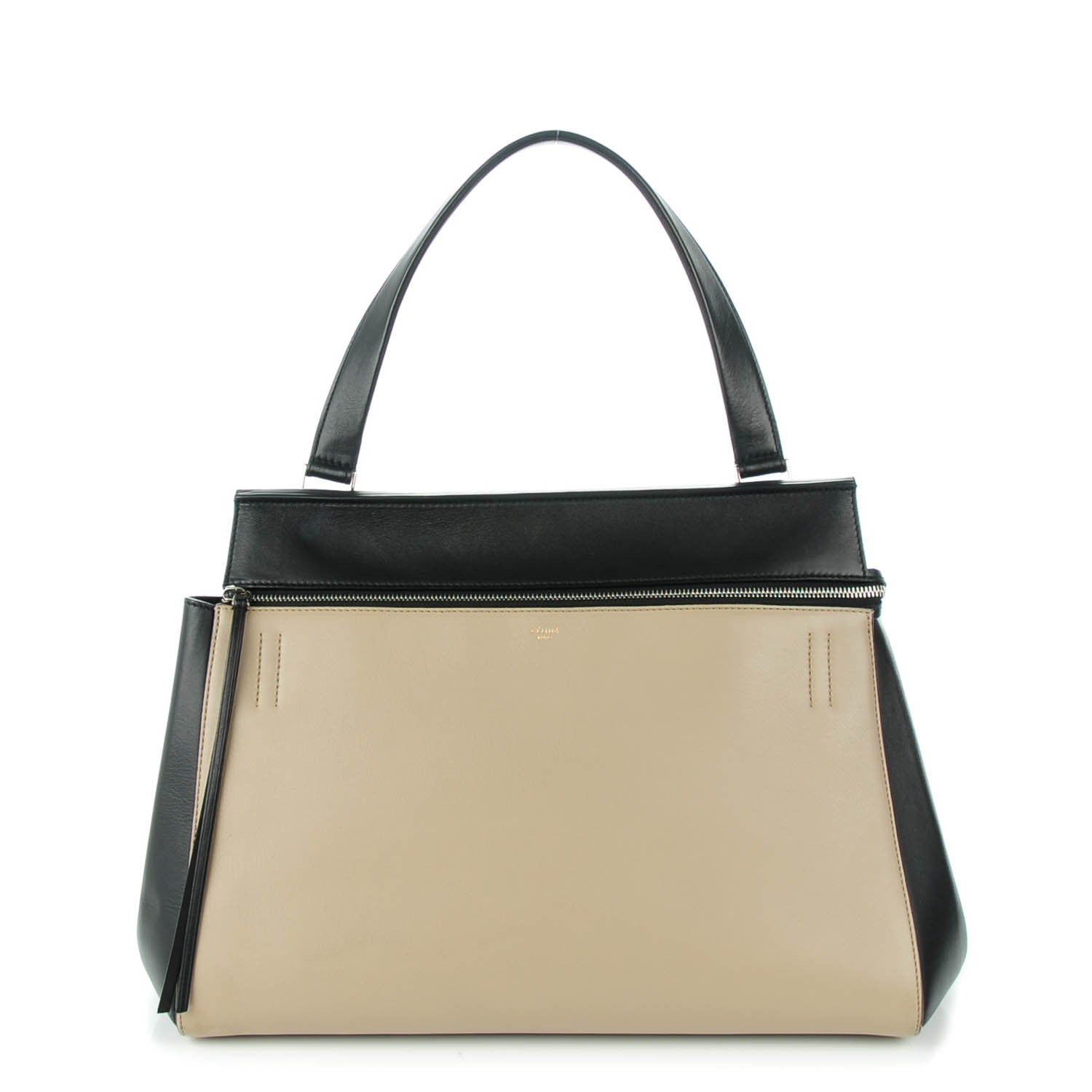 Celine Smooth Calfskin Medium Edge Shoulder Bag Light Taupe 1 of 7