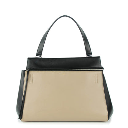 Celine Smooth Calfskin Medium Edge Shoulder Bag Light Taupe 1 of 7