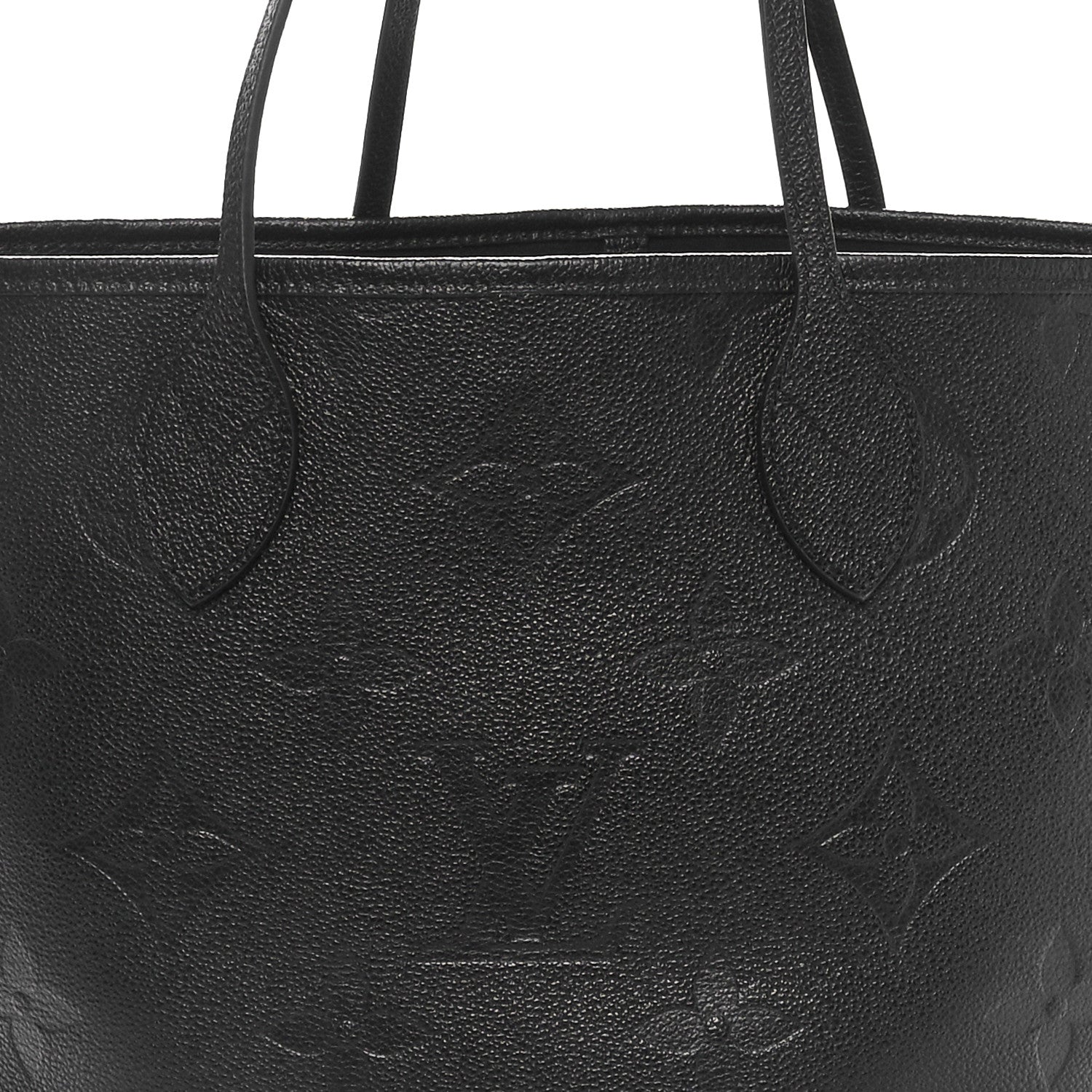 Louis Vuitton Empreinte Monogram Giant Neverfull MM Black 5 of 10