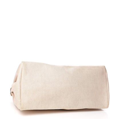 Hermes Toile Vache Calfskin Herbag Cabin Natural 4 of 20