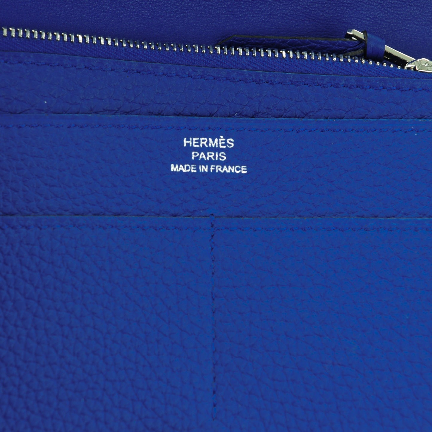 Togo Dogon Duo Wallet Bleu Electrique