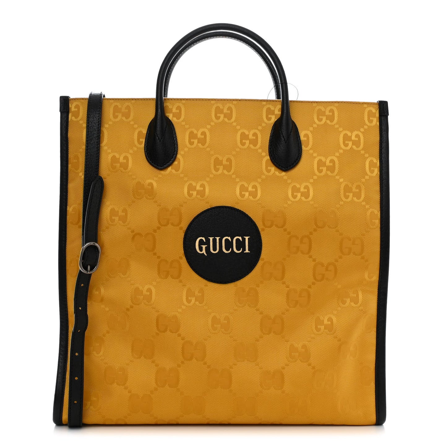 Econyl Nylon Monogram Off The Grid Long Tote Bag Crop Black