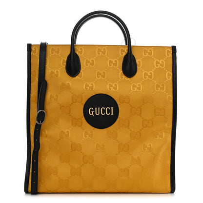 Gucci Econyl Nylon Monogram Off The Grid Long Tote Bag Crop Black 1 of 13