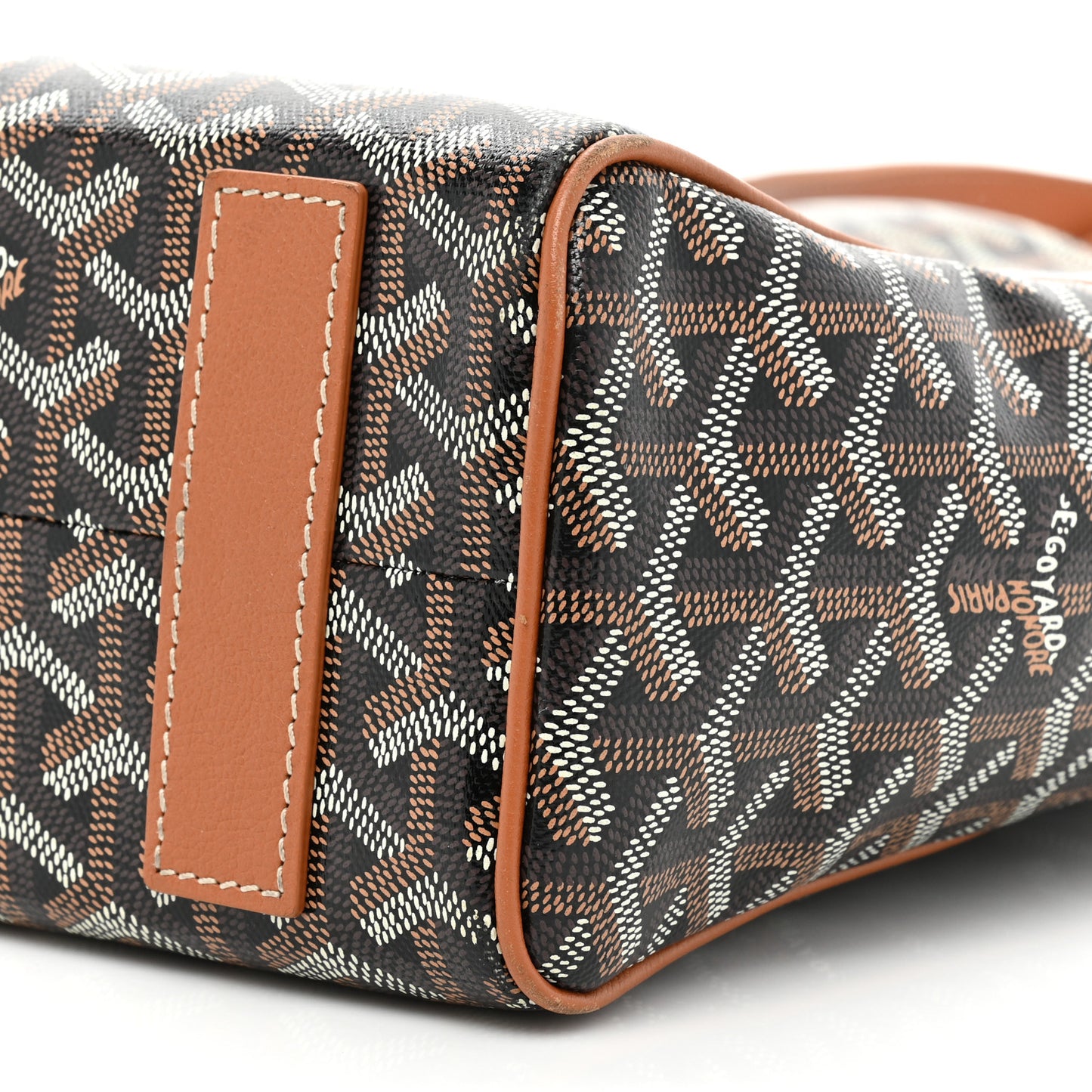 Goyardine Voltaire III Tote Black Gold