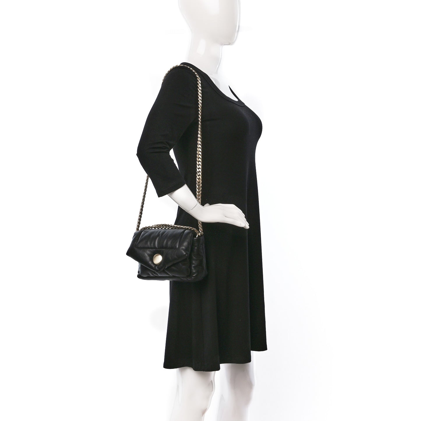 Lambskin PS Harris Small Shoulder Bag Black