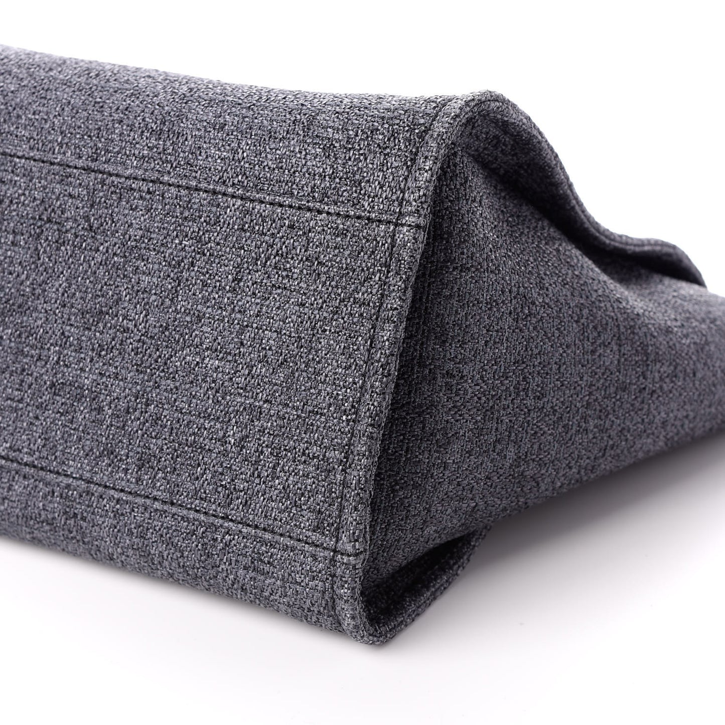 Lurex Boucle Medium Deauville Tote Black