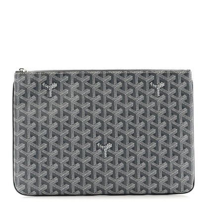 Goyard Goyardine Senat Pochette MM Grey 1 of 8