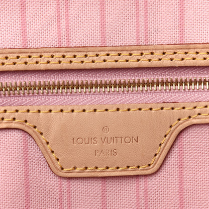 Louis Vuitton Damier Azur Neo Neverfull MM Rose Ballerine 6 of 12