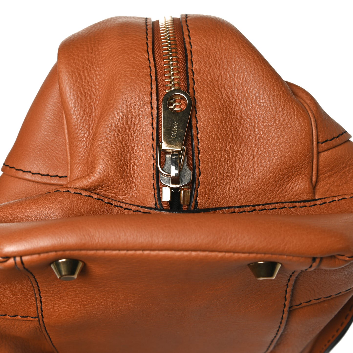 Calfskin Mary Satchel Brown