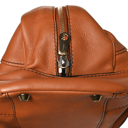 Chloe Calfskin Mary Satchel Brown 15 of 17