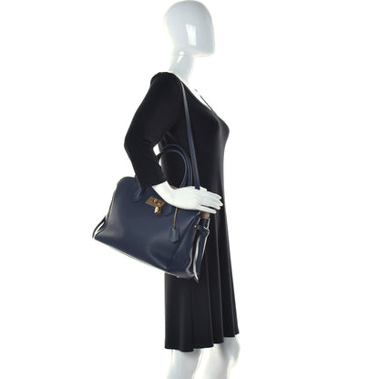 Louis Vuitton Veau Nuage Milla MM Bleu Marine 2 of 10