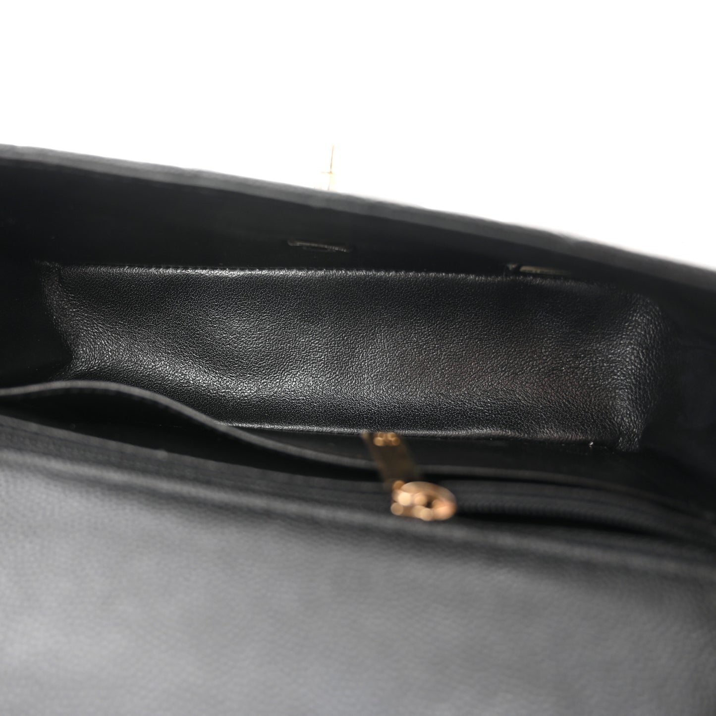 Caviar Quilted Mini Rectangular Flap Black
