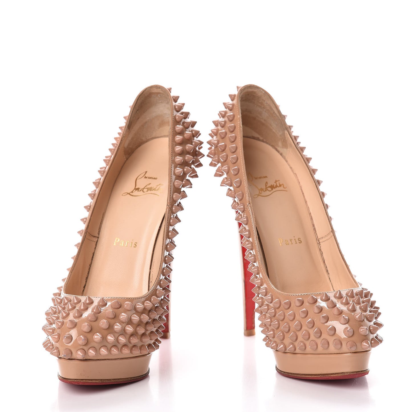 Patent Alti Spikes 140 Pumps 38 Nude