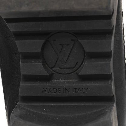 Louis Vuitton Suede Calfskin Catogram Laureate Platform Desert Boots 39 Black Marron 7 of 8