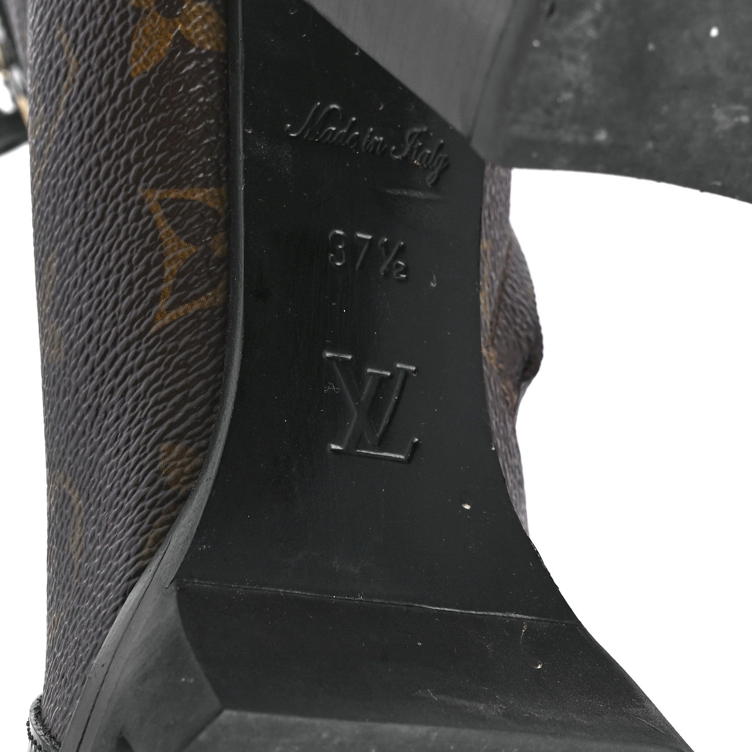 Louis Vuitton Patent Calfskin Monogram Star Trail Ankle Boots 36.5 Black 6 of 8