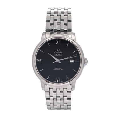Omega Stainless Steel 37mm De Ville Prestige Co-Axial Automatic Watch Black 424.10.40.20.01.001 1 of 5
