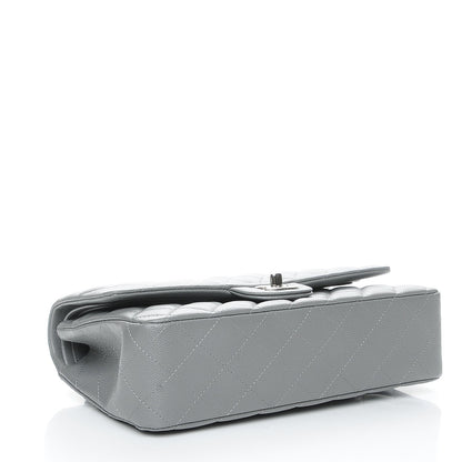 Chanel Caviar Quilted Medium Double Flap Grey 4 of 8