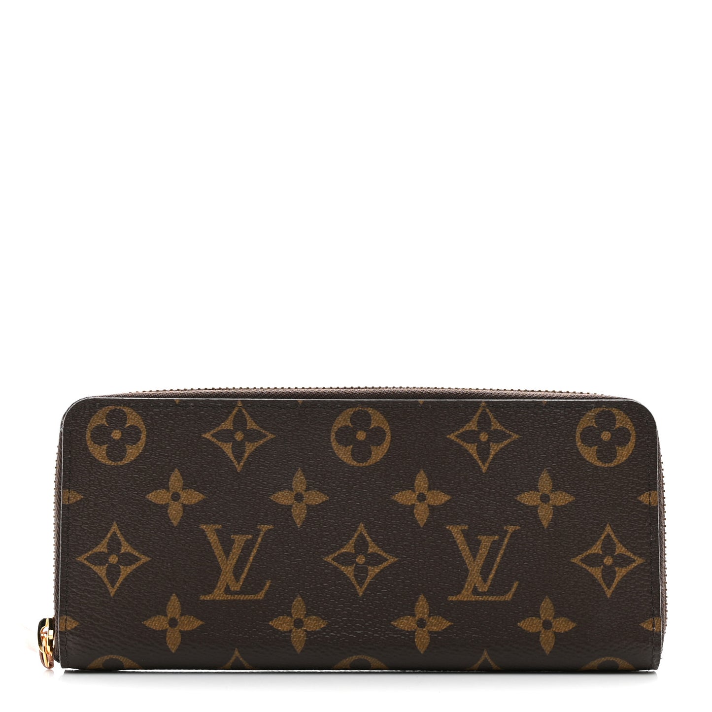 Monogram Clemence Wallet Rose Ballerine