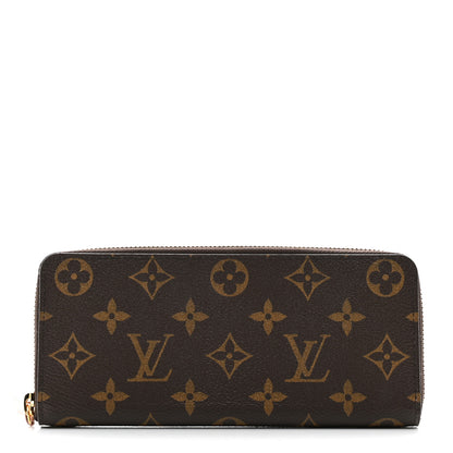 Louis Vuitton Monogram Clemence Wallet Rose Ballerine 1 of 7