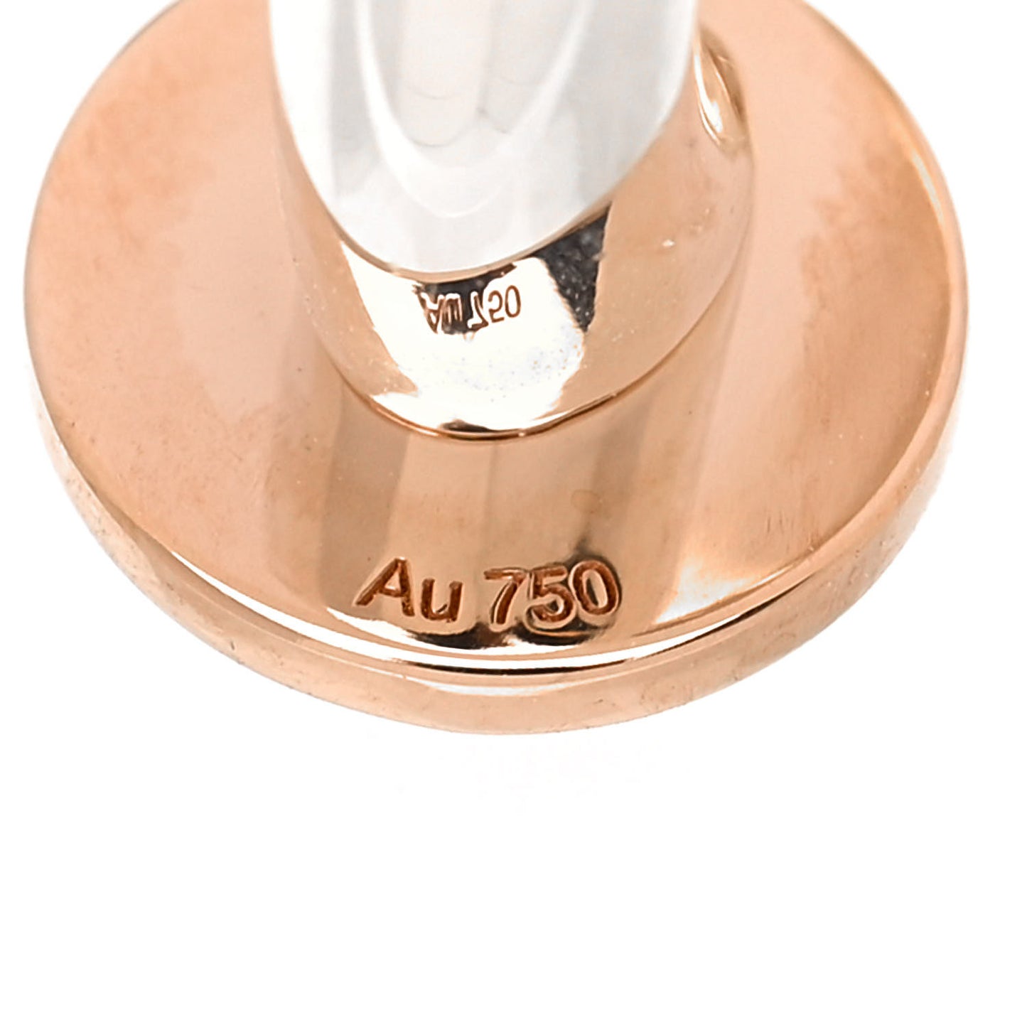 Sterling Silver 18K Rose Gold MM Ex-Libris Ring 49 5