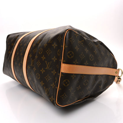 Louis Vuitton Monogram Keepall Bandouliere 50 10 of 13