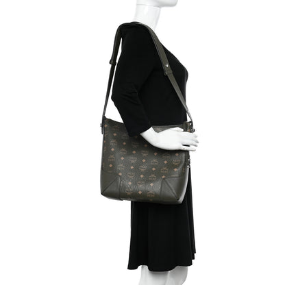 MCM Visetos Large Klara Hobo Sea Turtle 2 of 9