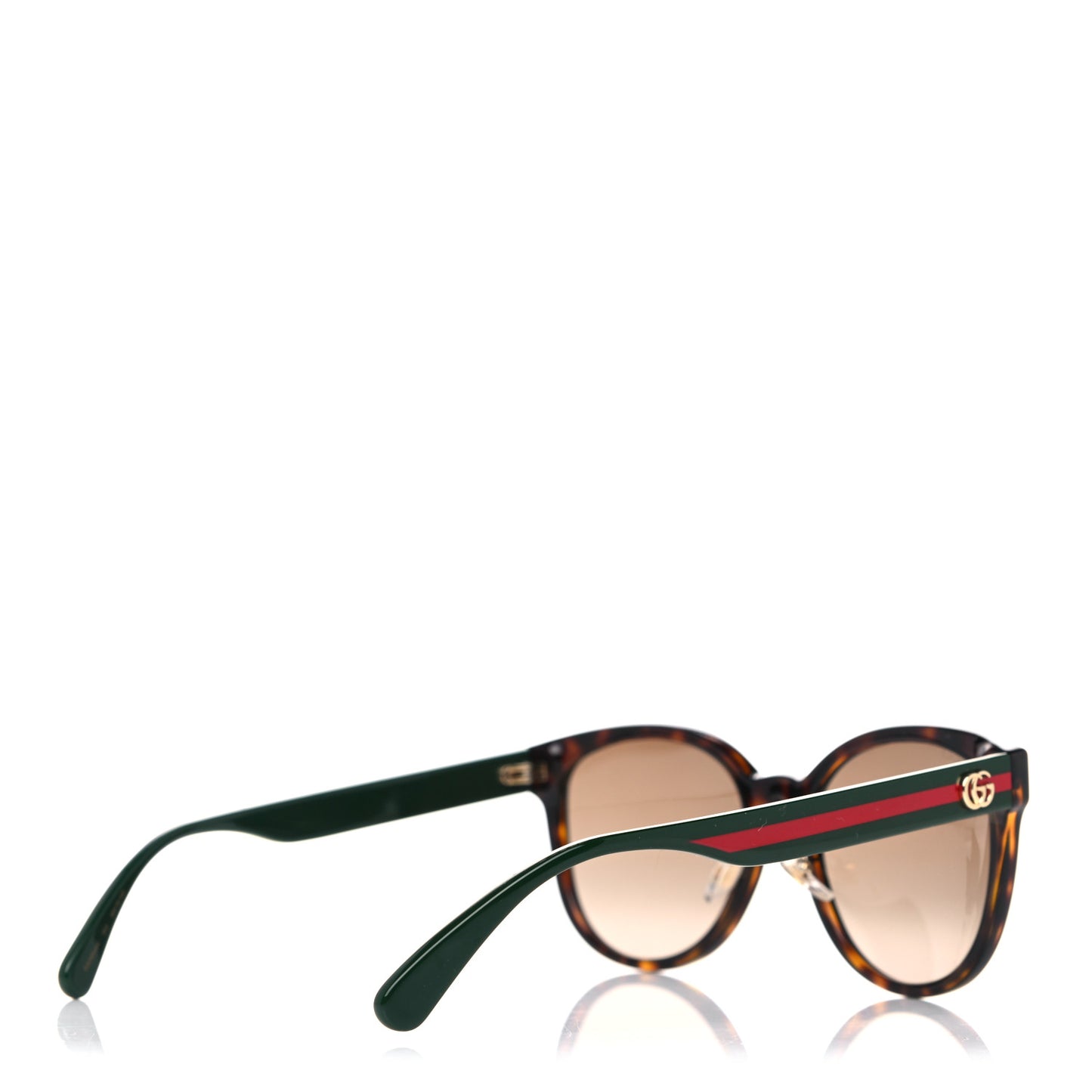 Acetate Round Eye GG Web Sunglasses GG0854SK Havana