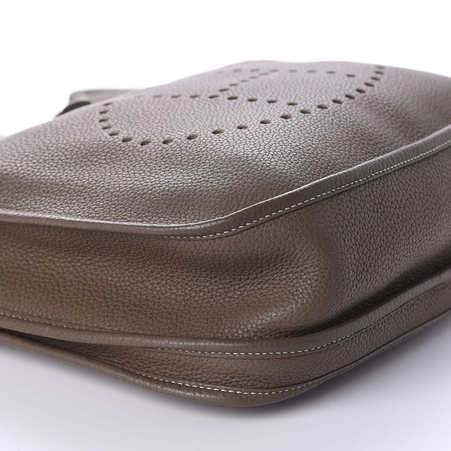 Hermes Taurillon Clemence Evelyne III GM Etoupe 6 of 9