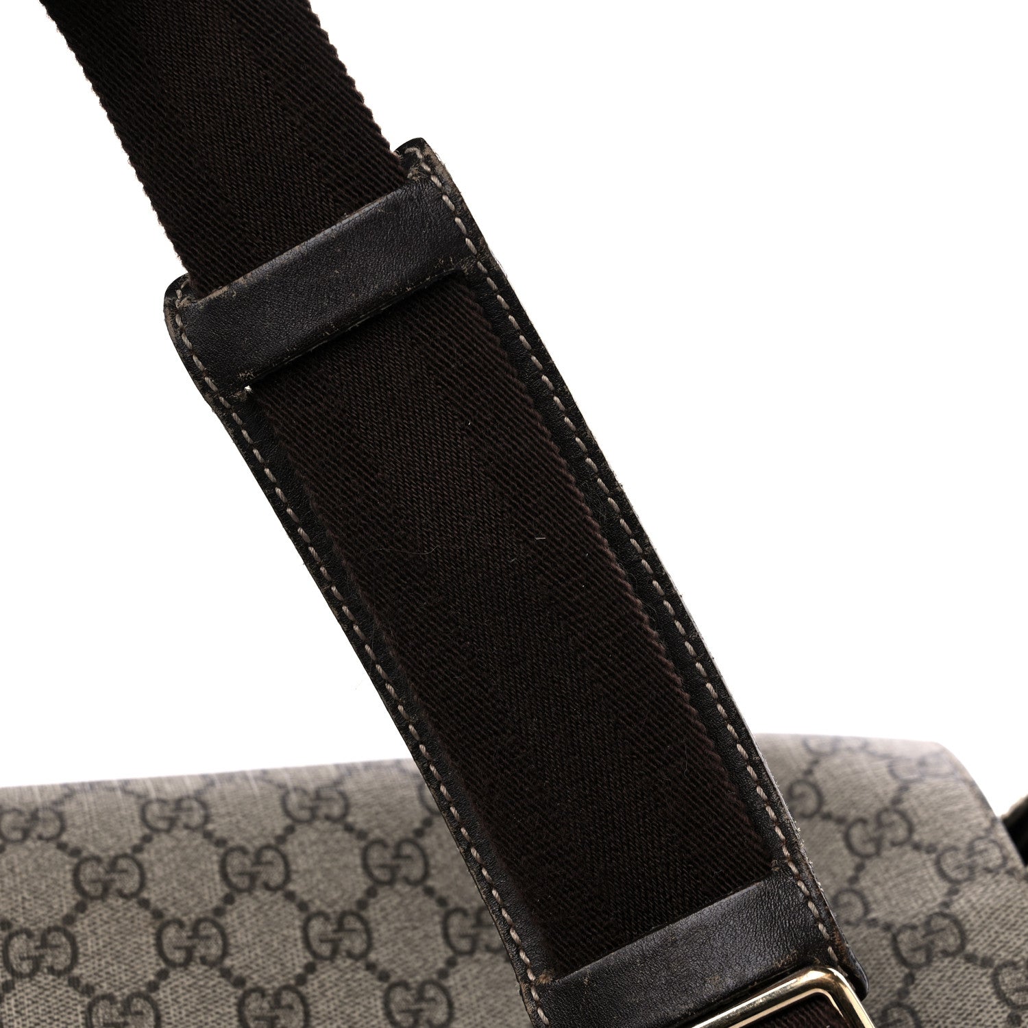 Gucci GG Plus Monogram Messenger Diaper Bag Dark Brown 16 of 20