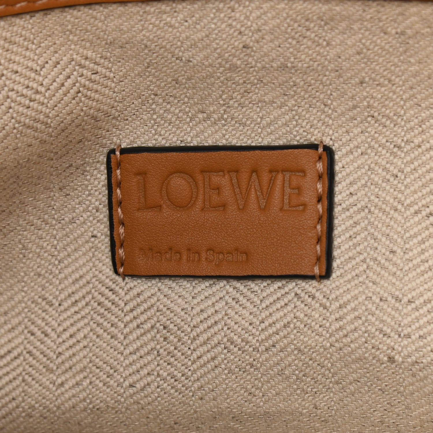 Loewe Calfskin Large Flamenco Knot Bag Warm Desert 6 of 9