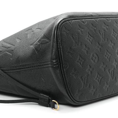 Louis Vuitton Empreinte Monogram Giant Neverfull MM  Black 9 of 12