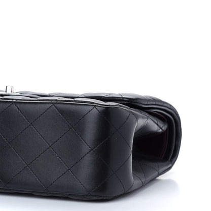 Chanel Lambskin Quilted Jumbo Double Flap Black 8 of 9