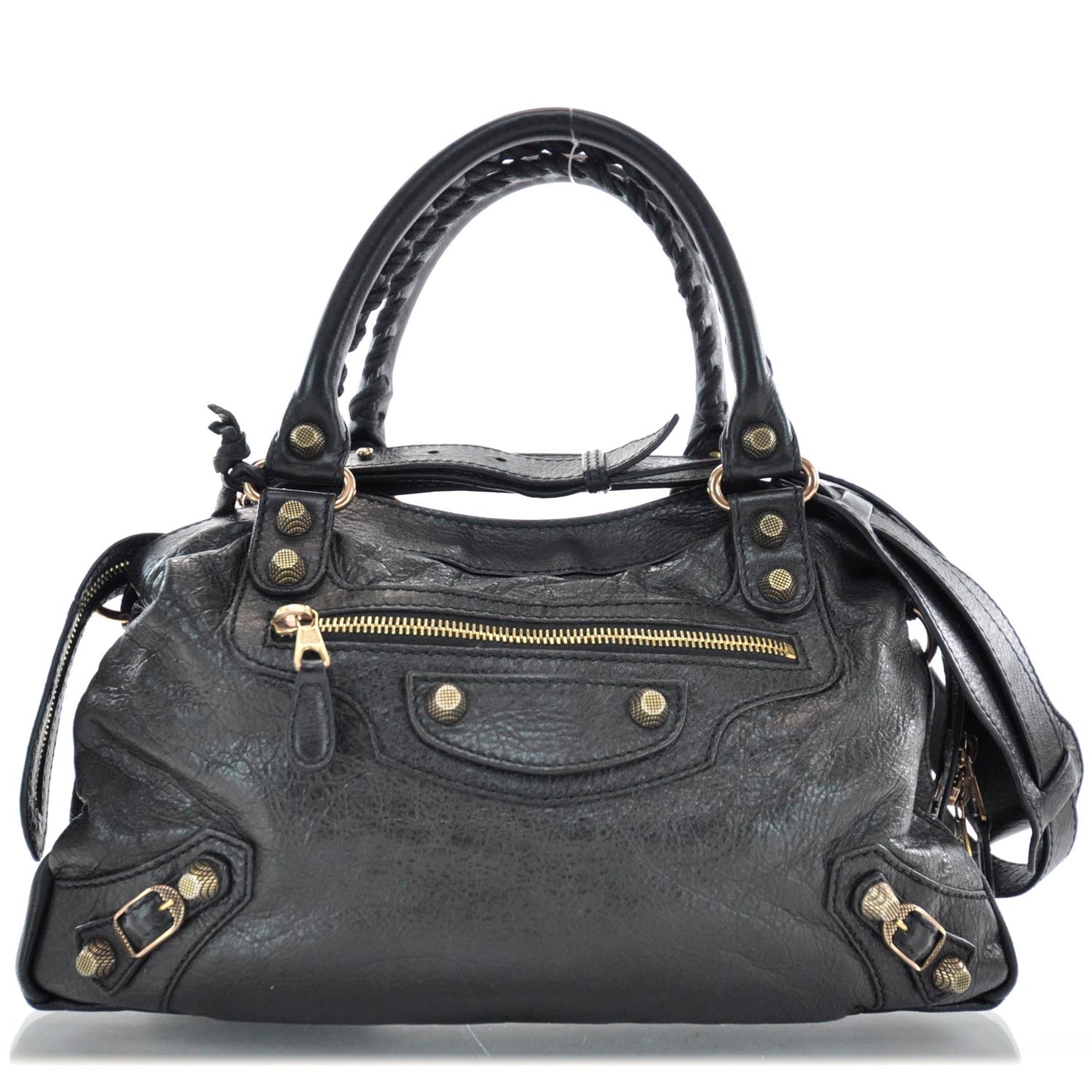 Agneau Giant 12 Rose Gold Hardware Town Black