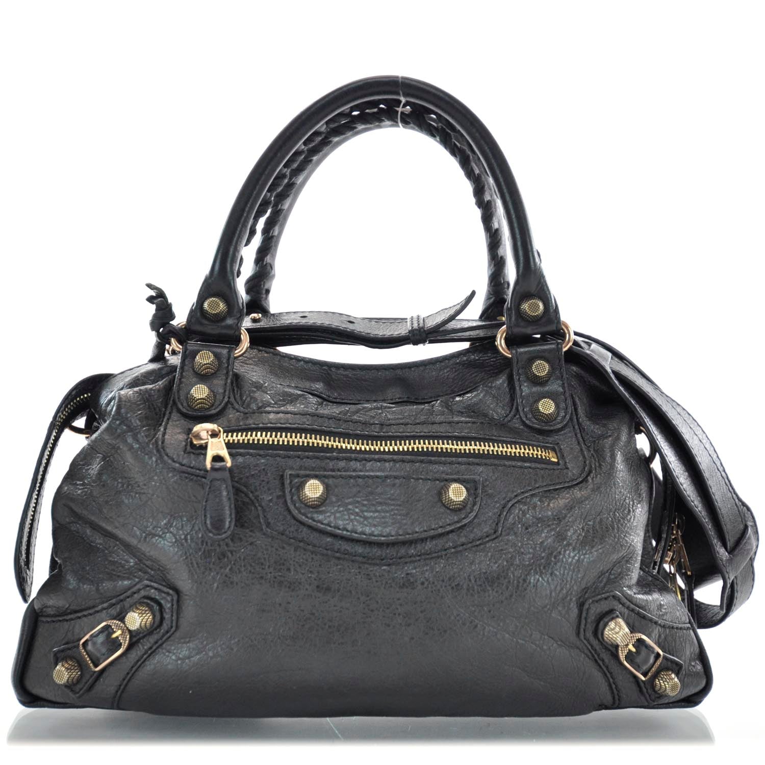Balenciaga Agneau Giant 12 Rose Gold Hardware Town Black 1 of 12